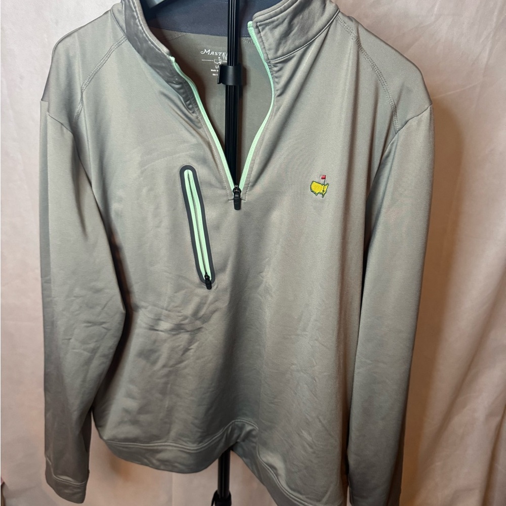 LG Masters Tech Gray Jacket with Mint Trim